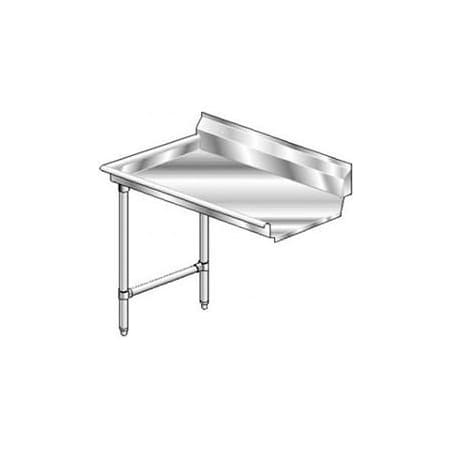 Aero Aerospec SS NSF Clean Straight w/ Left Drainboard - 48 x 30 2CD-L-48
